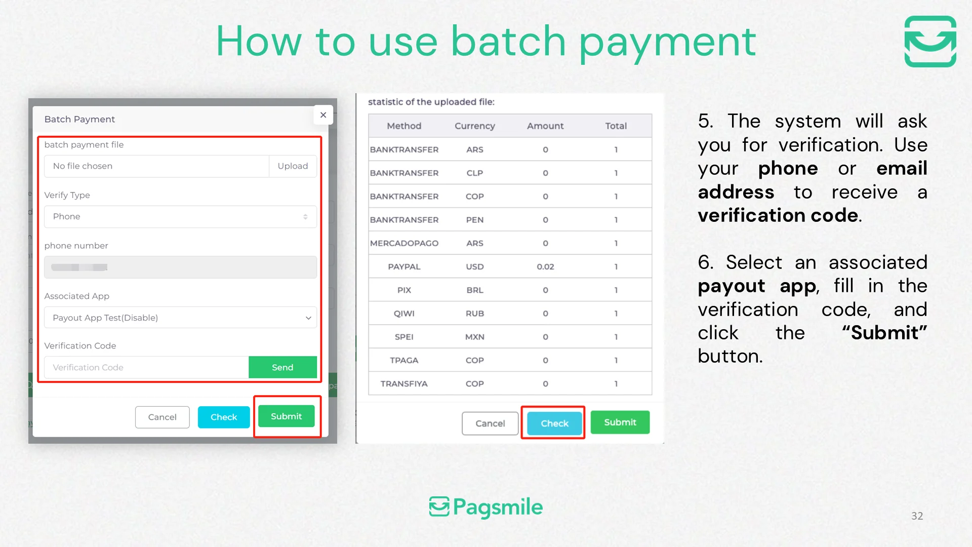 How can I submit multiple payouts in one batch? — image 4 of 5