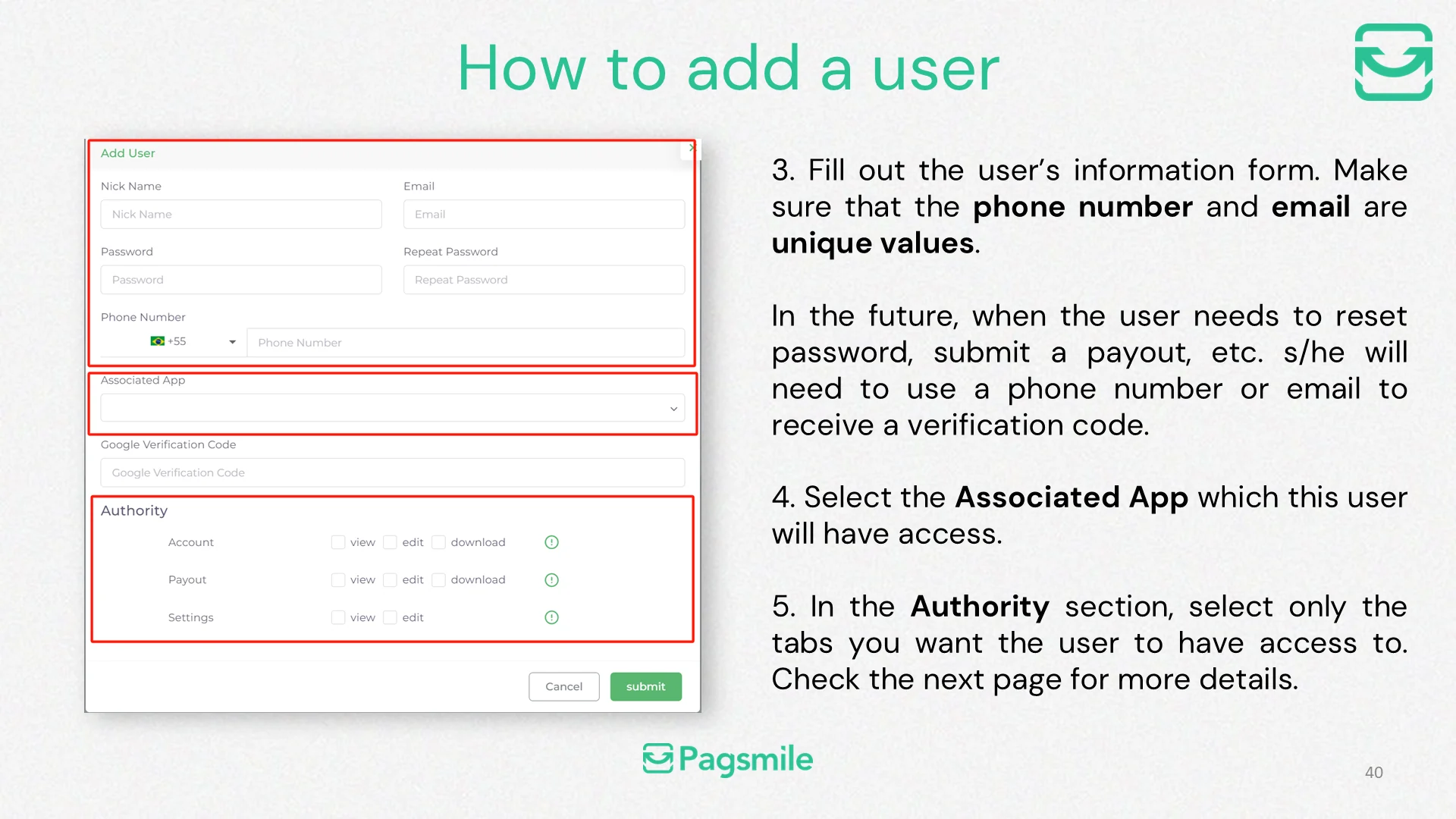 How can an admin add a sub-user? — image 2 of 4